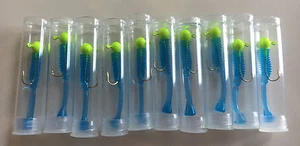 NUOVO CUBBY MINI-MITE 1/32 oz Jig 20PK RICARICA verde/blu 1414 - Foto 1 di 1