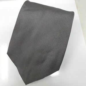 Louis Vuitton Uniformes Mens Uniform Silver Gray Silk Neck Tie Made in Italy - Picture 1 of 9