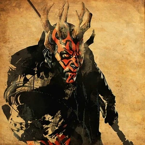 Star Wars Darth Maul Poster Wall Art Home Decor Photo Prints 16, 20, 24" - Picture 1 of 3