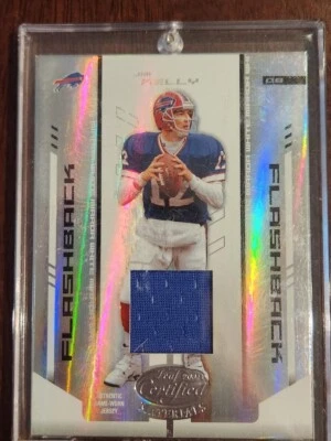 2004 Leaf Certified Materials Jim Kelly Patch card /250 - Image 1 of 2