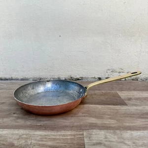 Made in France Paris French pan Copper Cookware 8 3/4" VILLEDIEU 2407232 - Picture 1 of 3