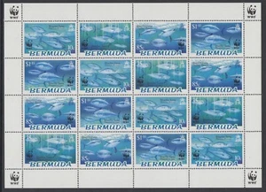 BERMUDA - Wwf, 2004 Fish, Bluefin Tuna, Marine Life MNH Sheet / RRBA365 - Bild 1 von 1