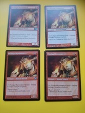 MTG Playset. Prodigal pyromancer 4 cards as pics