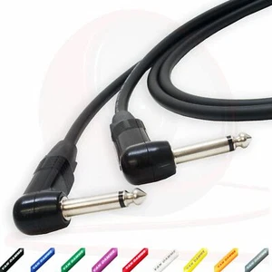 Van Damme Flexible Guitar Cable. Neutrik Angled 1/4 inch Mono Cable 3m, 5m Patch - Picture 1 of 10