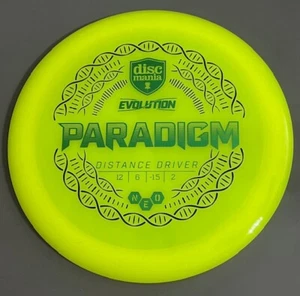 Discmania Evolution Neo Plastic PARADIGM DISTANCE DRIVER 175g (inked on rim) - Picture 1 of 2