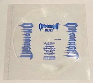 Onslaught - Speak! RARE 7" single sided flexi-disc - Bild 1 von 1