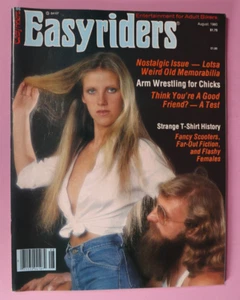 Easyriders August 1980 Oldtimer Motorrad Zeitschrift David Mann Centerfold intakt - Bild 1 von 11