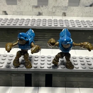 HALO MEGA CONSTRUX BLOKS BLUE COVENANT GRUNT MINOR MINI FIGURE GOBLIN BATTLESUIT - Picture 1 of 7