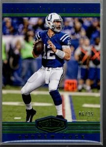 B4539- 2017 Panini Plates and Patches Green #11 Andrew Luck /25 - NM-MT - Picture 1 of 2