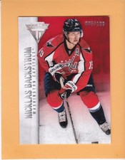 NICKLAS BACKSTROM 2013-14 PANINI TITANIUM RETAIL RED SP 199 CAPITALS #73 NM-MT