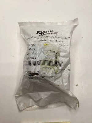 Kimball Midwest Grit 120 4 solapas se adapta a I.D. Pulidora de diámetro 1-1/2"-2" 871458 Foto 1 de 4