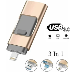 1TB USB Flash Drive 3 in 1 Speicherstick U Disk OTG für iPhones Android iPad PC - Bild 1 von 12