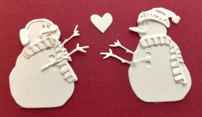 Troquelados de Navidad Tim Holtz * Frío y congelación * Tres juegos * Cartulina blanca Foto 1 de 3