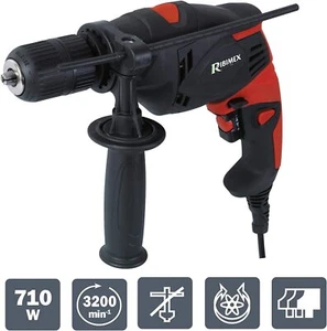 Ribimex PRPER710/13 Trapano Avvitatore Elettrico 710 W, 230 V, 1/2 pollice - Foto 1 di 2
