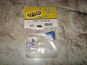 Vintage RC OFNA Servo Horn Spares Aluminum Blue Set 10751 - Picture 1 of 2