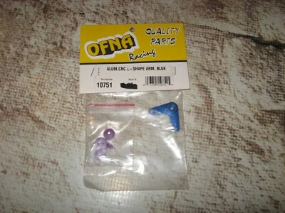Vintage RC OFNA Servo Horn Spares Aluminum Blue Set 10751 - Image 1 of 2