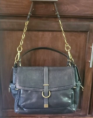 Bolso de hombro COACH MADISON Legacy Pinnacle Eva ~ negro ~ 18664 Foto 1 de 4