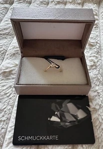 Diamant Ring Verlobungsring Hochzeitsring 5 Diamanten 0,30ct, Gold 585 Gr.18 NEU - Bild 1 von 11