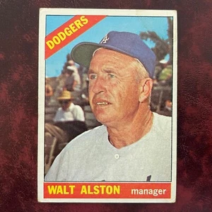 1966 Topps Set WALT ALSTON #116 LOS ANGELES DODGERS - VG/VG-EX - Picture 1 of 2