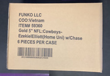 Funko Gold 5 Inch Ezekiel Elliott Cowboys Home Uni Vinyl 6 Figure Case W/Chase