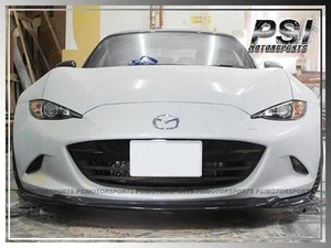 2016+ Mazda MX-5 Miata ND GV Type Carbon Fiber Front Bumper Lip - Foto 1 di 3