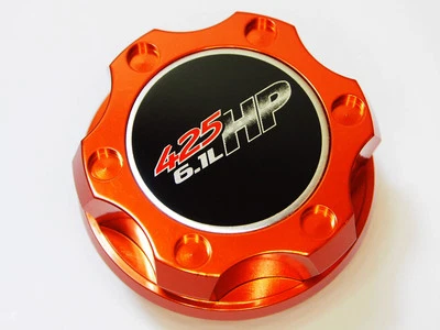 FITS FOR DODGE CHARGER CHALLENGER SRT8 V8 6.1L 425HP HEMI ENGINE OIL CAP ORANGE - Image 1 of 3