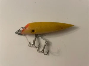 VINTAGE Unbranded Rattling  J-Plug with Hook Harness - Picture 1 of 2