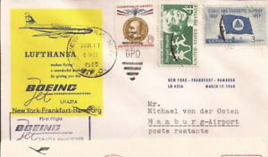 Lufthansa First Flight New York Hambourg 1960