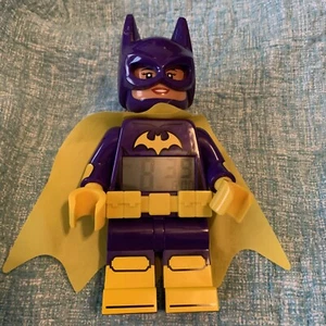 Lego The Batman Movie Batgirl Clock Electronic Digital Alarm Light Up 9.5" LCD - Picture 1 of 6