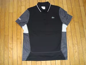 LACOSTE SPORT ULTRA DRY MEN'S POLYESTER POLO SHIRT SIZE 5 OR LARGE HARDLY WORN! - Picture 1 of 13