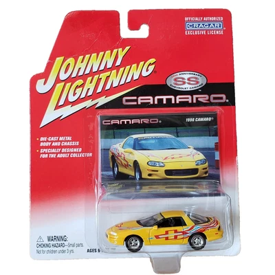 Johnny Lightning 1998 Chevrolet Camaro 35th Anniversary Diecast 1:64 Yellow - Image 1 of 4