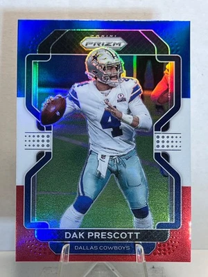 Dark Prescott 2021 Panini Prizm Red White and Blue Prizm Dallas Cowboys #242 - Image 1 of 2