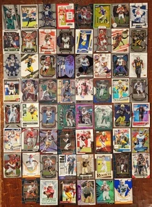 NFL Football 80 Card Lot Auto, #d, Prizm, Inserts, Parallel - Hurts Burrow Olave - Picture 1 of 7