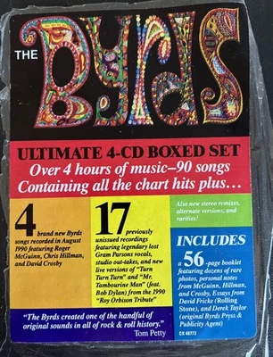 The Byrds Columbia 4 CD Anthology Folk Pop Country Rock McGuinn Hillman Crosby Foto 1 de 4