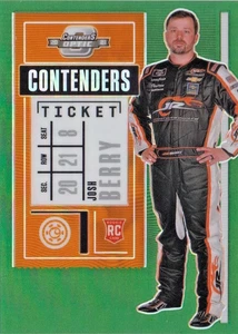Josh Berry RC 2021 Panini Chronicles Contenders verde óptico #19 - Imagen 1 de 2