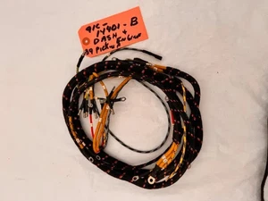 NEW Cloth covered 1939 Ford Pick up  dash and engine wiring harness - Picture 1 of 1