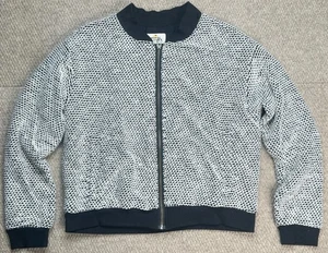 Marine Layer Damen Birdseye Full Zip Bomberjacke Größe Medium - Bild 1 von 9