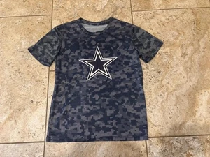 Boys Dallas Cowboy's Short Sleeve T-Shirt Size Medium (10-12) Good Condition - Picture 1 of 3