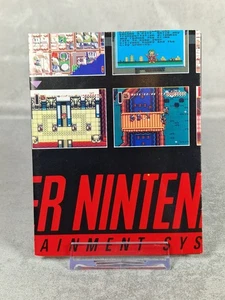 Super Nintendo SNES Beileger Werbung Poster zum vervollständigen deiner Spiele - Bild 1 von 2