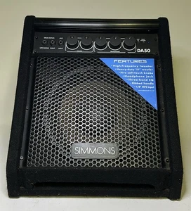 Simmons DA50 Batería Electrónica Amplificador 50 Vatios RMS 10" HD Altavoz - Imagen 1 de 3