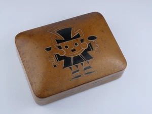 Graziella Laffi ~ Peruvian Leather Box - G Laffi Lima Peru - Picture 1 of 8
