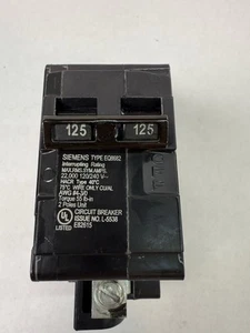 SIEMENS 125-Amp 2 Pole Circuit Breaker 120/240 Volt MBK125A (New) - Picture 1 of 7