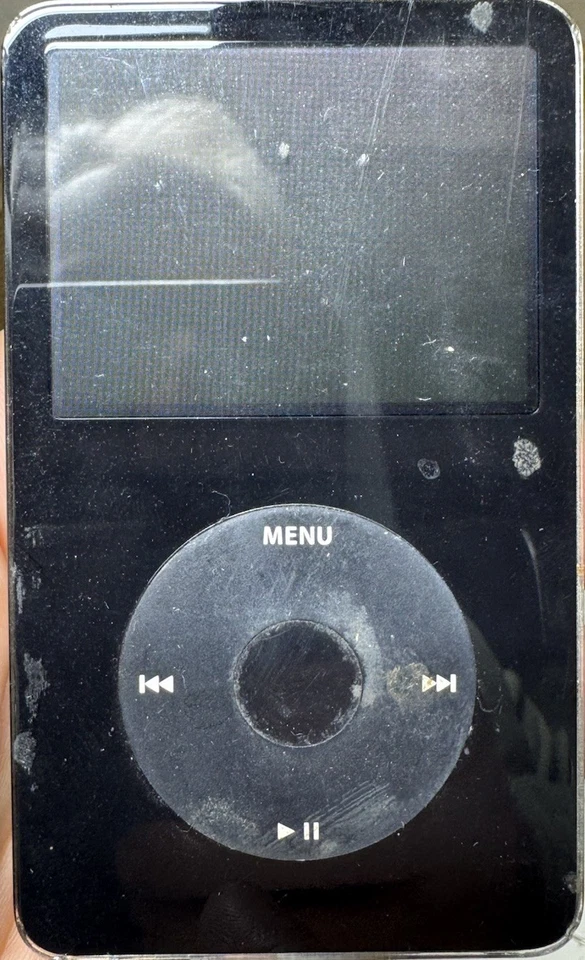 VTG Apple iPod Classic Video 5th 5.5 Gen (80GB) A1136 Black Personalize Untested - Image 1 of 4