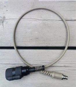 V60 6PIN INVISIO Connector Adapter 50CM Tan Black Plug Compatible 148/150 Radio - Picture 1 of 5