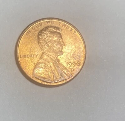 1996 D error lincoln penny plus more errors - Image 1 of 4