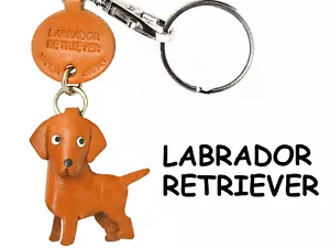 Llavero Labrador Retriever Hecho a Mano 3D de Cuero para Perro *VANCA* Hecho en Japón #56739 - Imagen 1 de 10