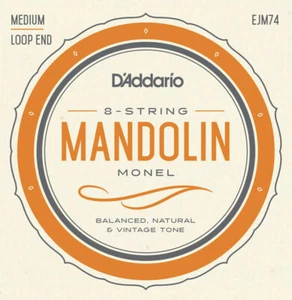 D'Addario EJM74 Monel Mandolin Strings, Medium, 11-40 - Picture 1 of 4