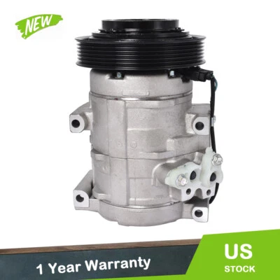A/C Compressor W/Clutch 97307 Fit For 2005 2006 2007 Honda Odyssey Pilot 3.5L V6 - Image 1 of 4