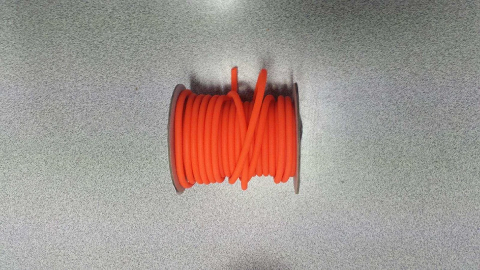 Tubo peep naranja 25 pies tiro con arco de látex Foto 1 de 1