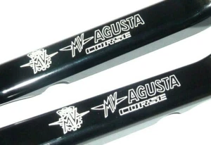 MV AGUSTA F3 675 2012-2020 LONG BLACK BRAKE AND CLUTCH LEVERS LASER ENGRAVED - Picture 1 of 10